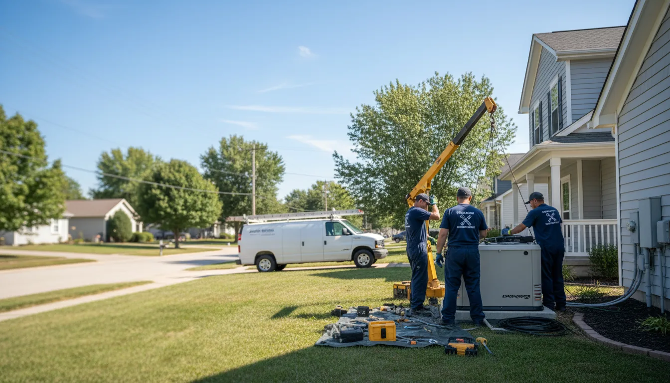 Generator Installation in Ellinwood, KS near me